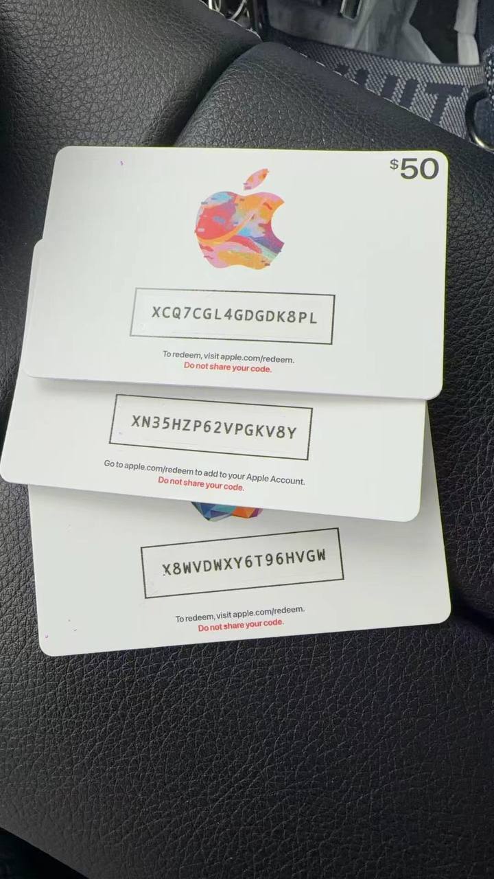 Gift cards submitted for exchange 2